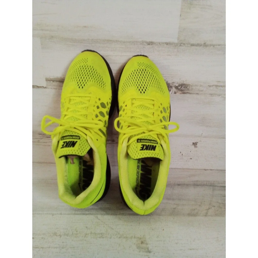 Men's Nike Zoom Pegasus 31 Neon Highlighter Shoes Size 11